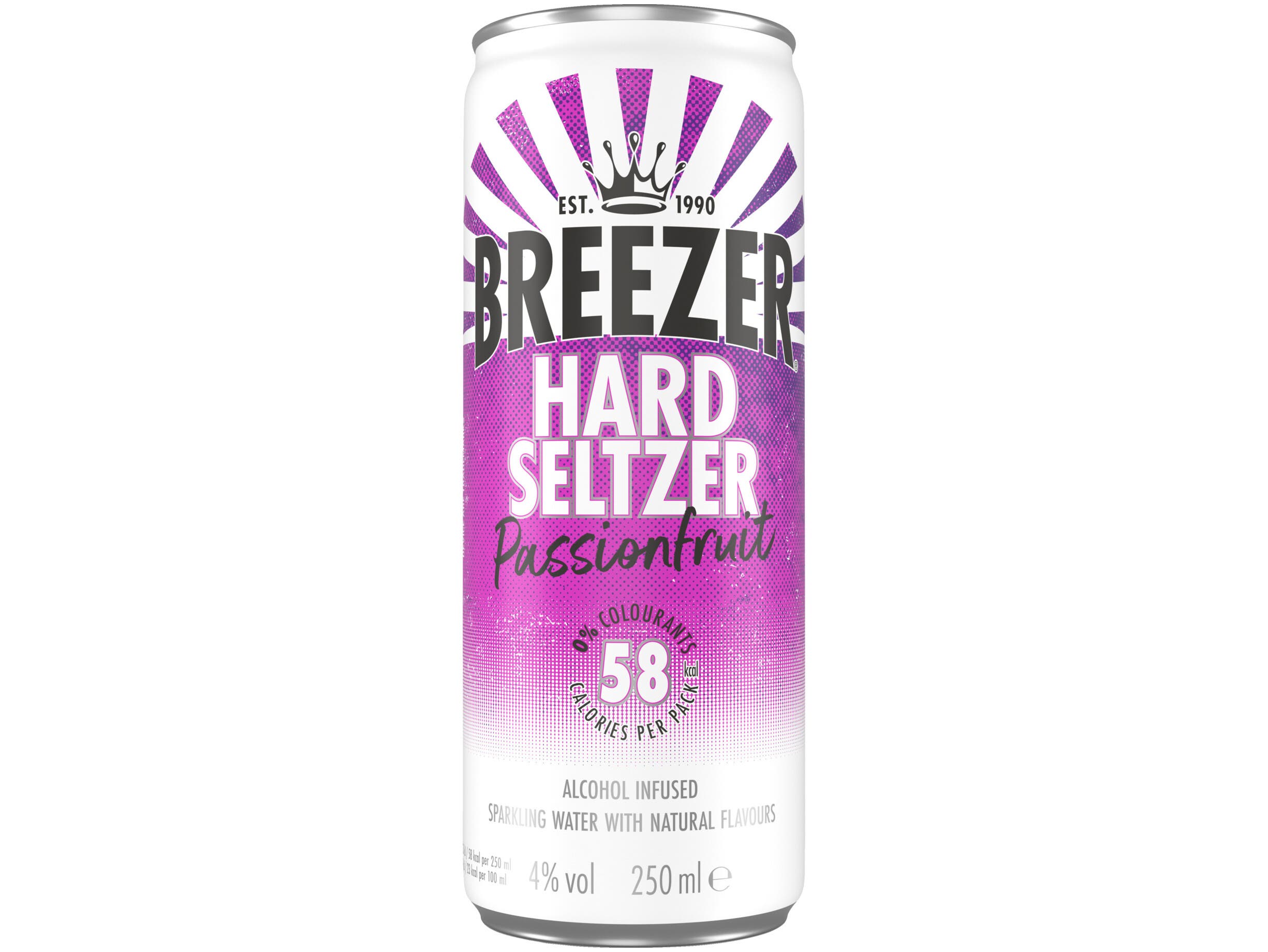 Breezer hard seltzer passionfruit