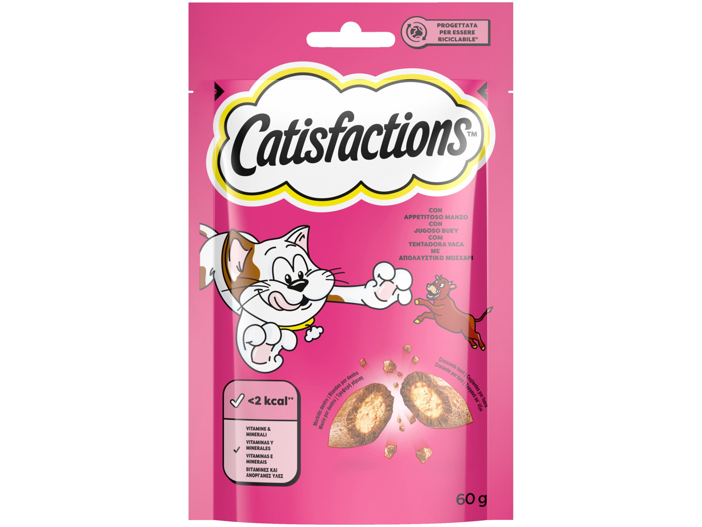 Kattensnacks met rundvlees