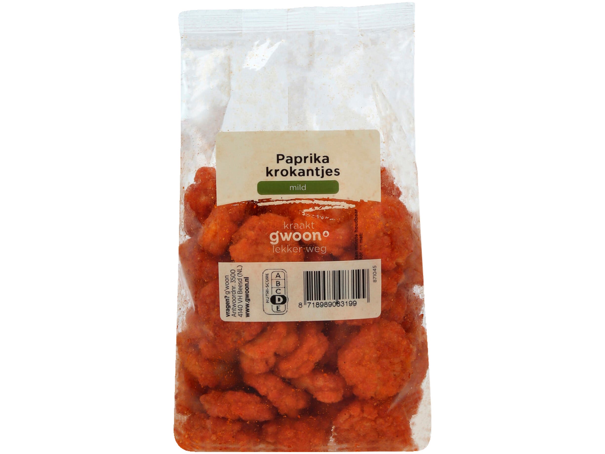 Paprika krokantje
