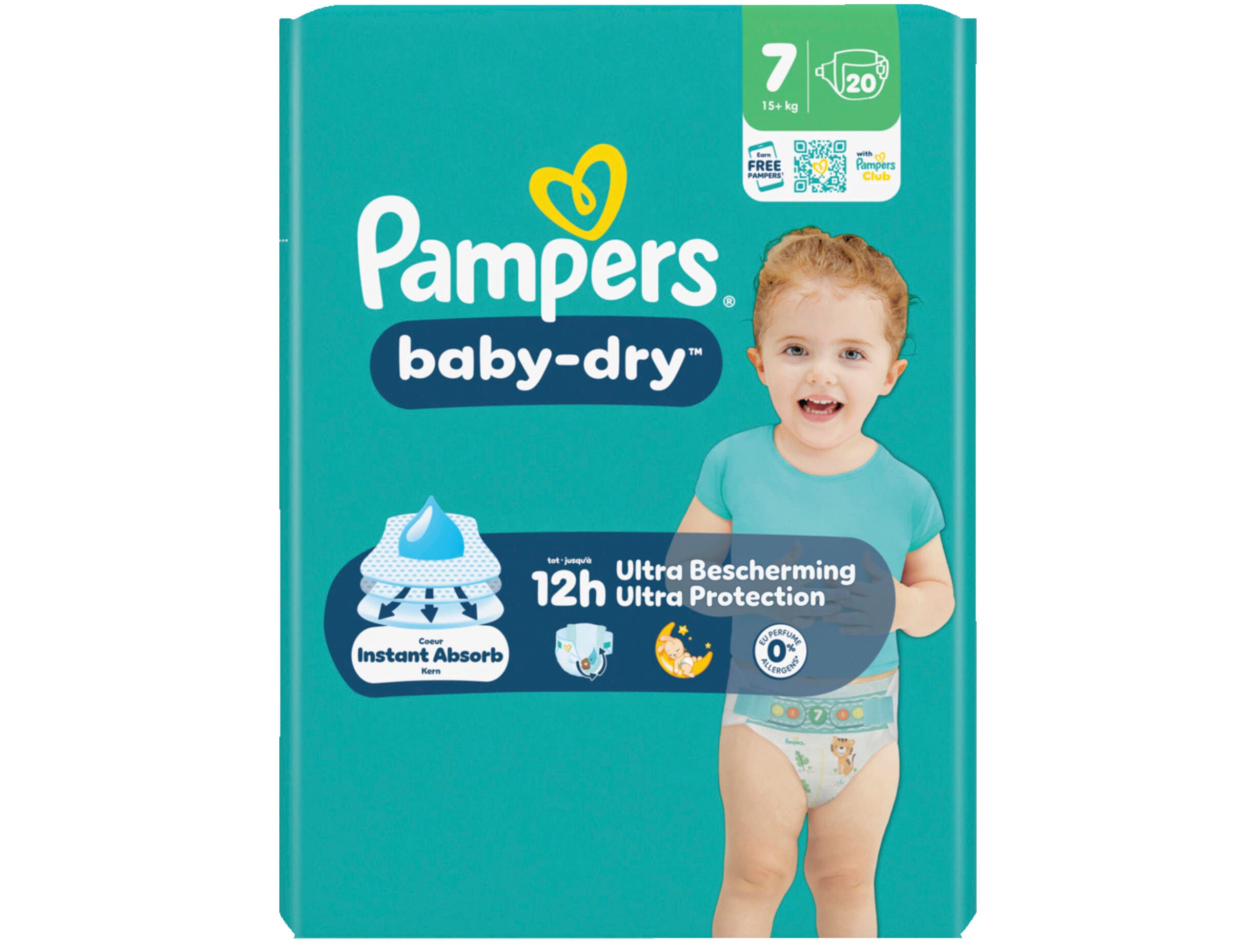 Baby dry maat 7