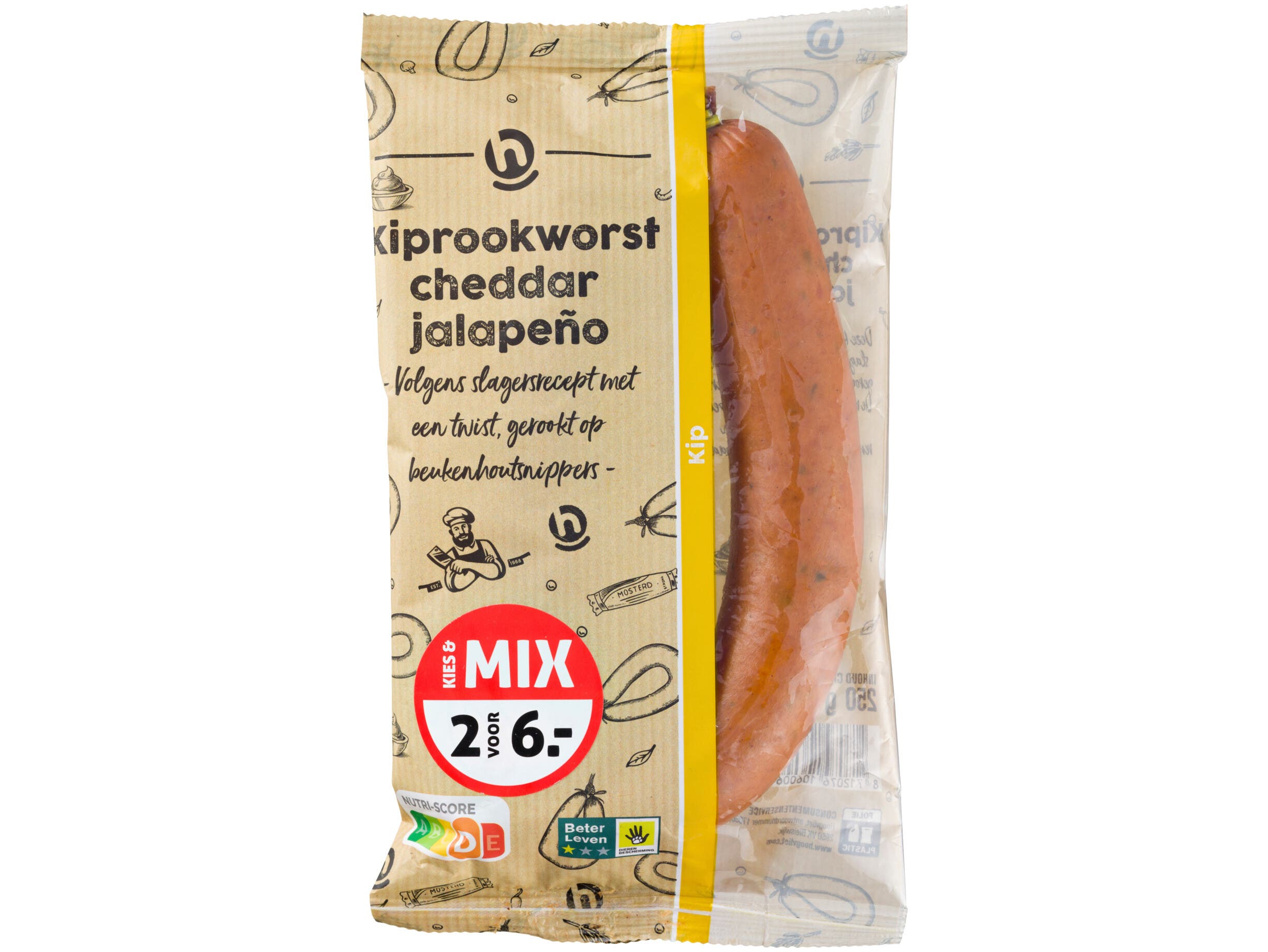 Kiprookworst kip