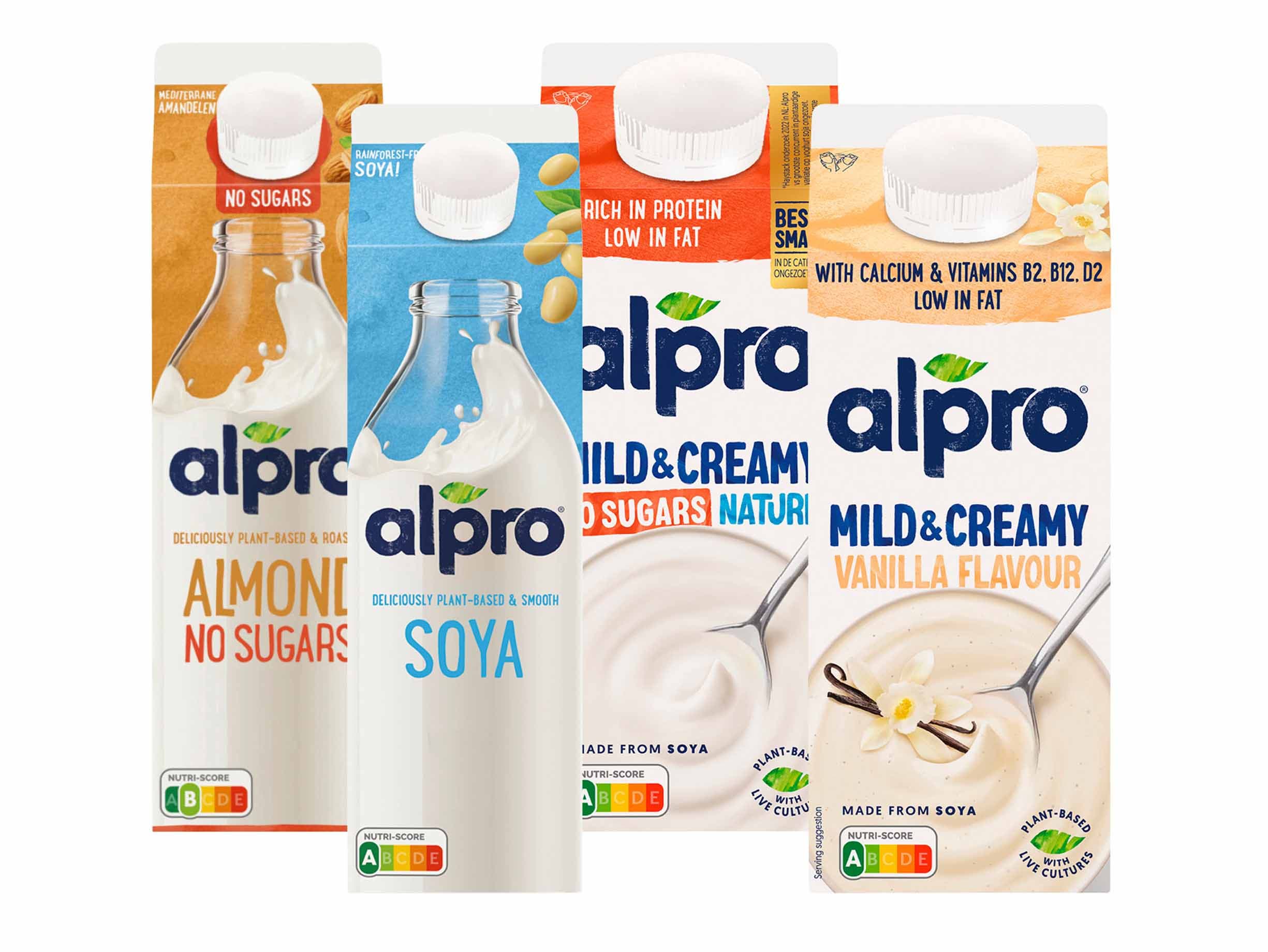 Alpro gekoelde drink of mild & creamy