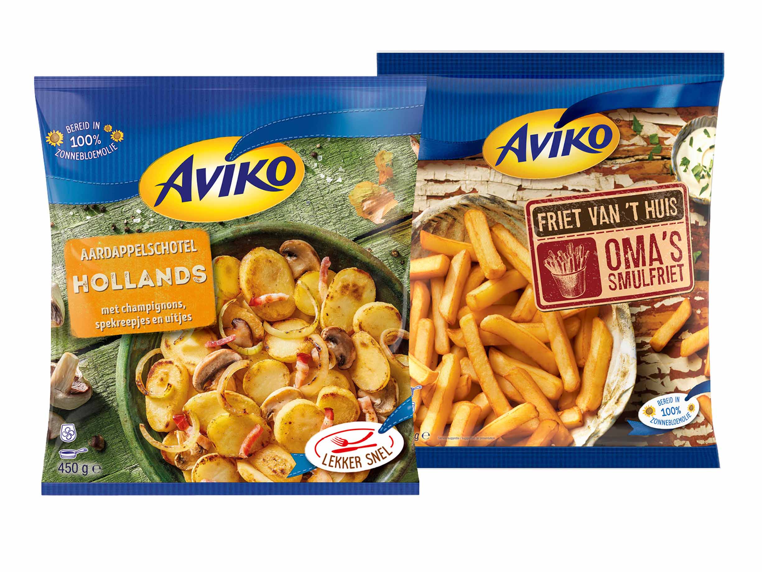 Aviko friet van  t huis of schotels