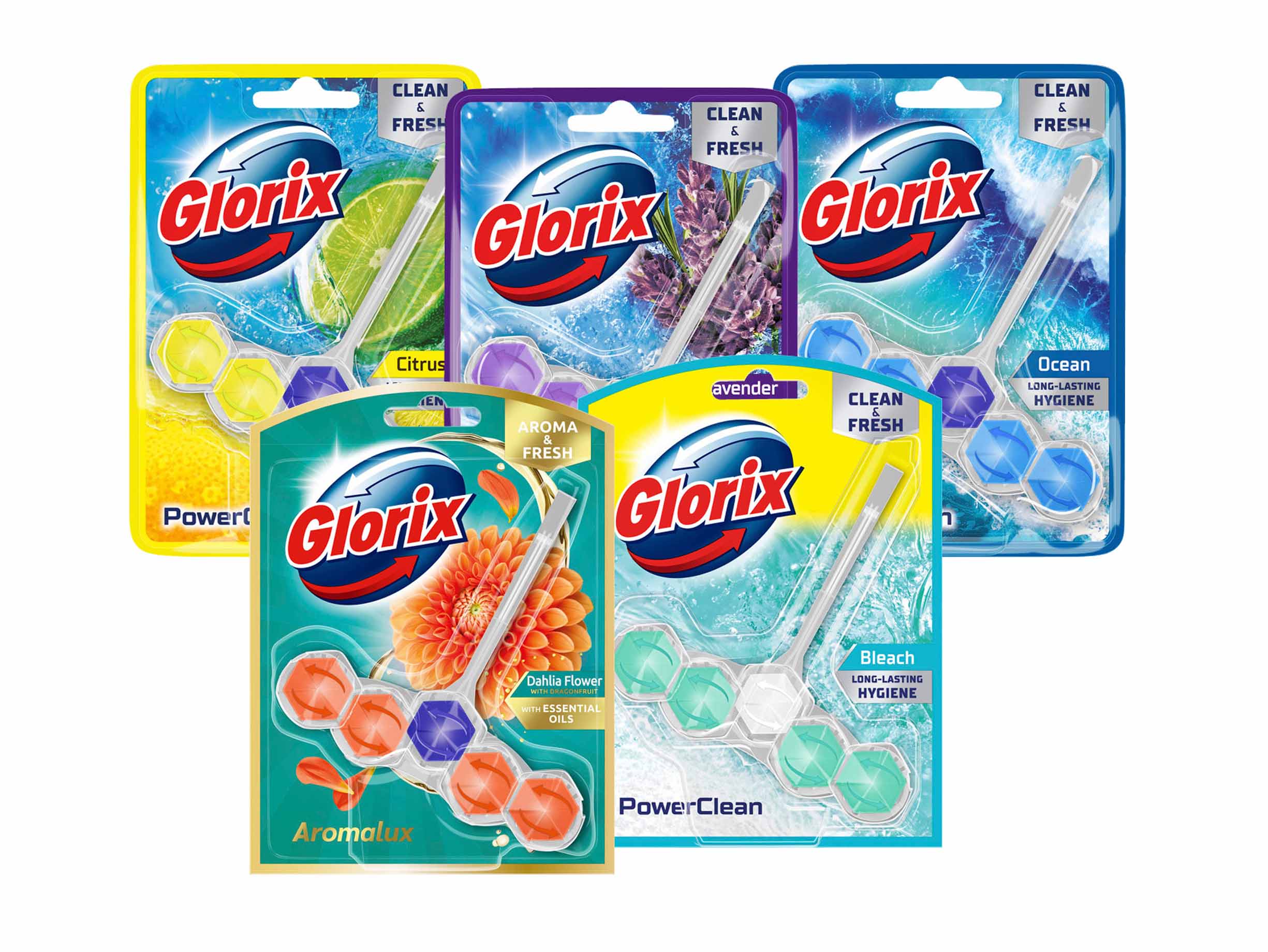 Glorix toiletblokken