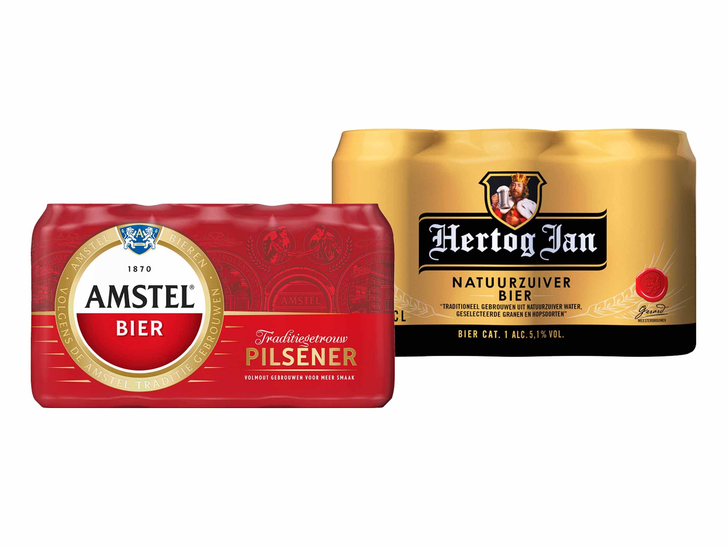 Hertog Jan, Grolsch, Amstel of Birra Moretti