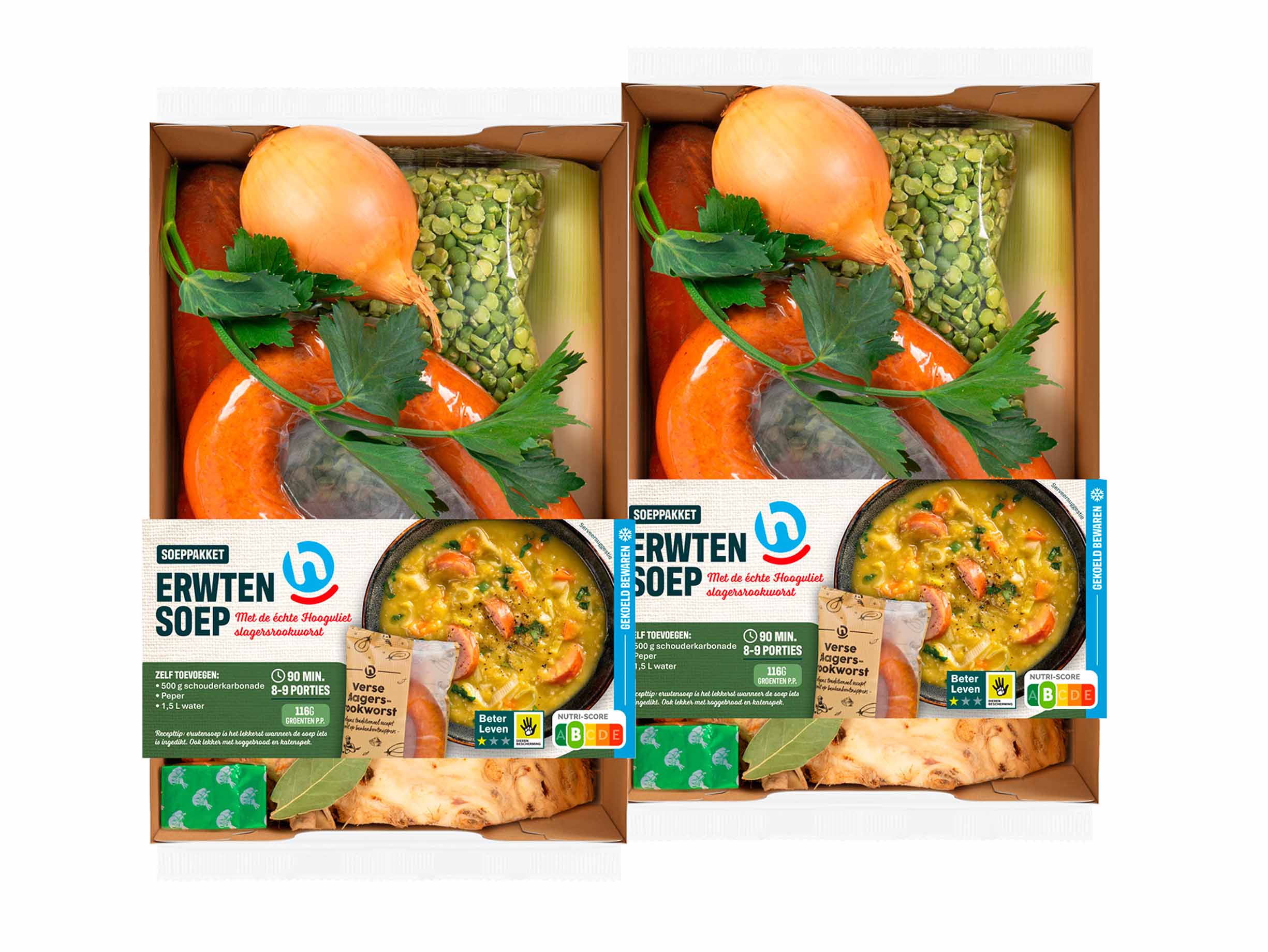 Erwtensoeppakket met rookworst